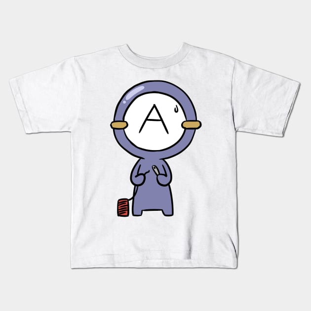 A blood type Kids T-Shirt by Oricca